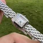 1:1 Super Clone Uhr Cartier Panthère de Cartier WSPN0012 Stahlarmband Mini 25×19 mm