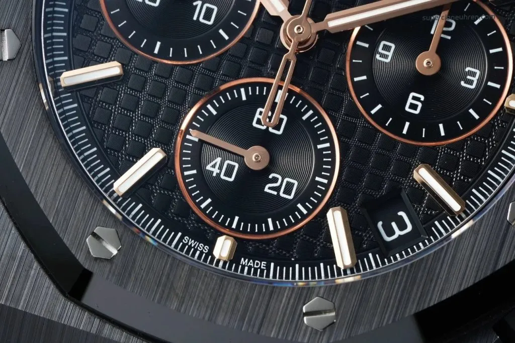 1:1 Super Clone Uhr Audemars Piguet Royal Oak 26240 Schwarz Keramik 41mm