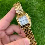 1:1 Super Clone Uhr Cartier Panthère WGPN0009 Vollgold Damenuhr 27×37 mm