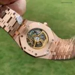 1:1 Super Clone Uhr Audemars Piguet Royal Oak 15407OR Rotgold Skelett-Zifferblatt 41mm