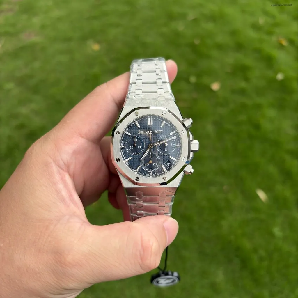 1:1 Super Clone Uhr Audemars Piguet Royal Oak 26240ST.OO.1320ST.05 Blaues Zifferblatt Edelstahl 41mm