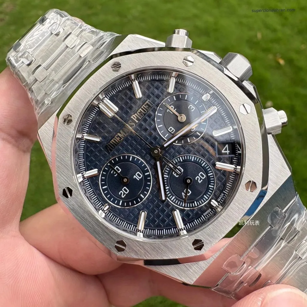 1:1 Super Clone Uhr Audemars Piguet Royal Oak 26240ST.OO.1320ST.05 Blaues Zifferblatt Edelstahl 41mm