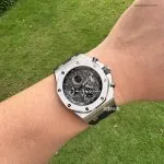 1:1 Super Clone Uhr Audemars Piguet Royal Oak Offshore 26470ST.OO.A104CR.01 Grau 42mm