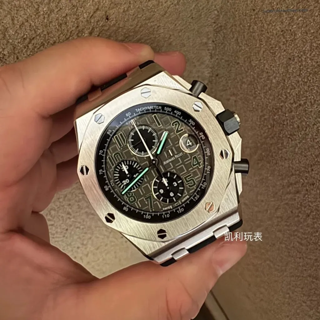 1:1 Super Clone Uhr Audemars Piguet Royal Oak Offshore 26470ST.OO.A104CR.01 Grau 42mm