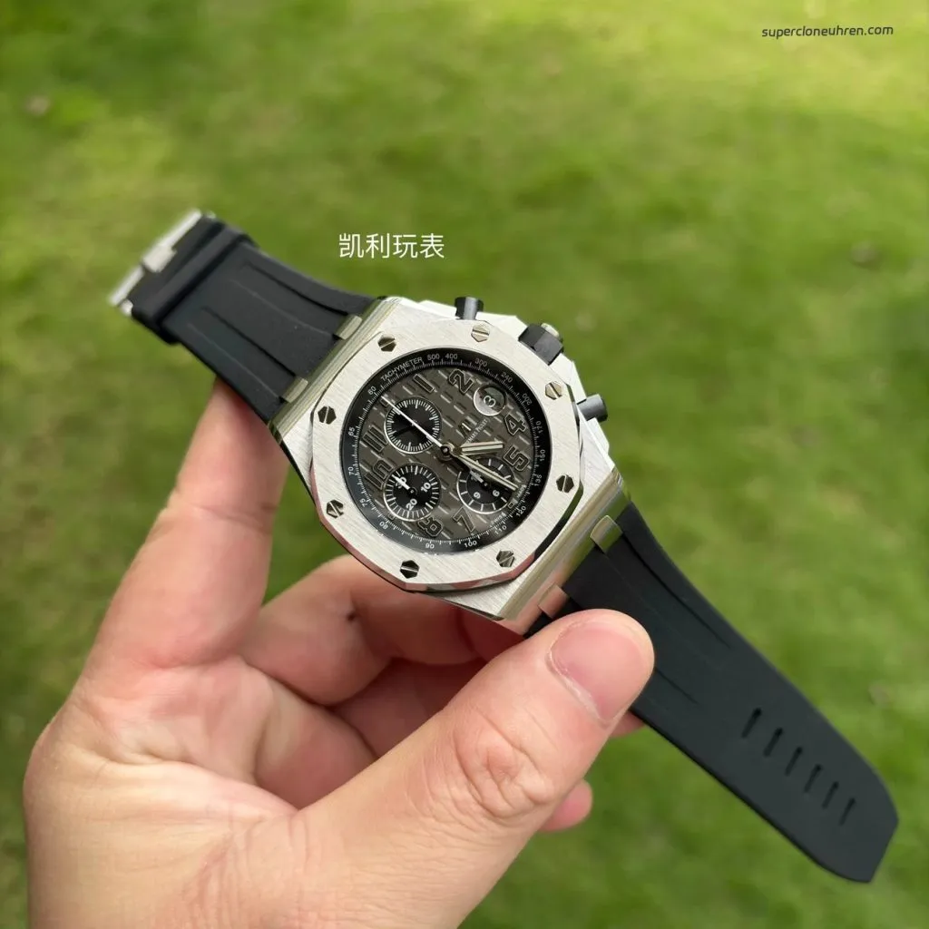 1:1 Super Clone Uhr Audemars Piguet Royal Oak Offshore 26470ST.OO.A104CR.01 Grau 42mm