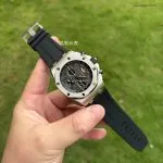 1:1 Super Clone Uhr Audemars Piguet Royal Oak Offshore 26470ST.OO.A104CR.01 Grau 42mm