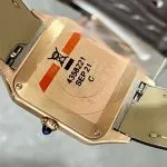 1:1 Super Clone Uhr Cartier Santos-Dumont WGSA0032 Roségold Herrenuhr 46,6×33,9mm