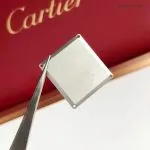 1:1 Super Clone Uhr Cartier Tank Must W4TA0017 Edelstahl mit Diamanten 33,7 × 25,5 mm