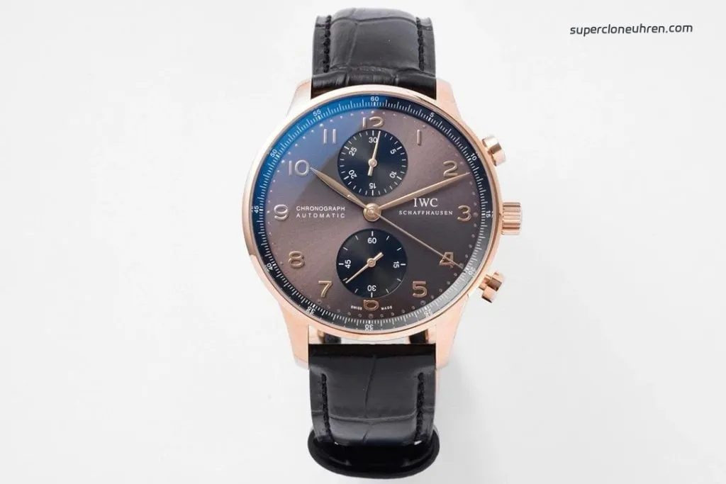 1:1 Super Clone IWC Portugieser Chronograph IW371482 Roségold Automatik