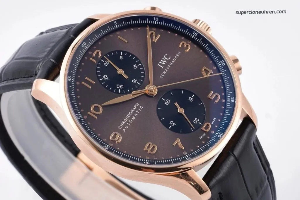 1:1 Super Clone IWC Portugieser Chronograph IW371482 Roségold Automatik