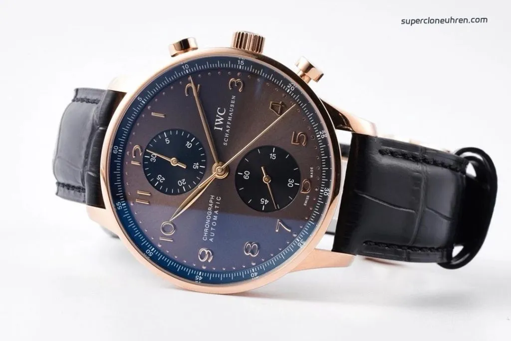 1:1 Super Clone IWC Portugieser Chronograph IW371482 Roségold Automatik