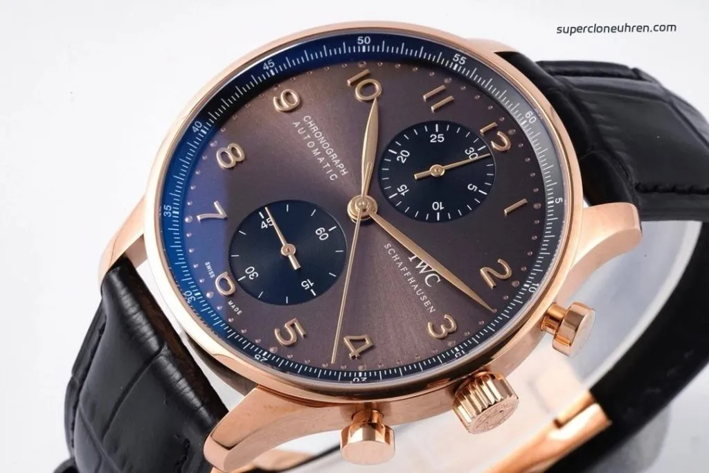 1:1 Super Clone IWC Portugieser Chronograph IW371482 Roségold Automatik