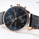 1:1 Super Clone Uhr IWC Portugieser IW371625 Roségold PVD-Gehäuse mit Chronograph