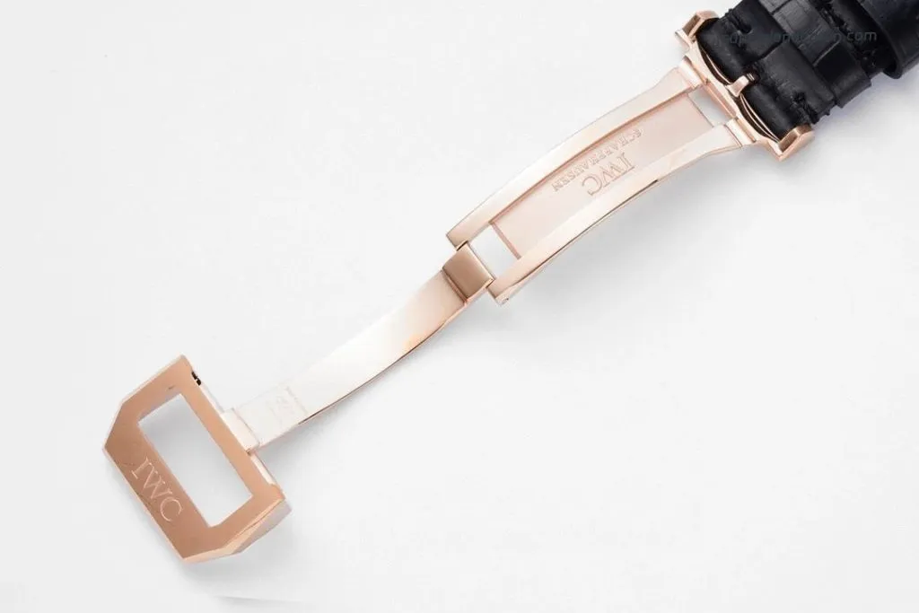 1:1 Super Clone Uhr IWC Portugieser IW371625 Roségold PVD-Gehäuse mit Chronograph
