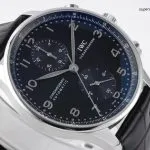 1:1 Super Clone Uhr IWC Portugieser IW371447 Schwarzes Zifferblatt Automatik Chronograph 41mm