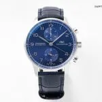 1:1 Super Clone Uhr IWC Portugieser Chronograph IW371491 Blaues Zifferblatt 41mm