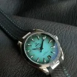 1:1 Super Clone Uhr Omega Seamaster Aqua Terra 220.32.41.21.03.001 Türkis Kautschukband 41mm