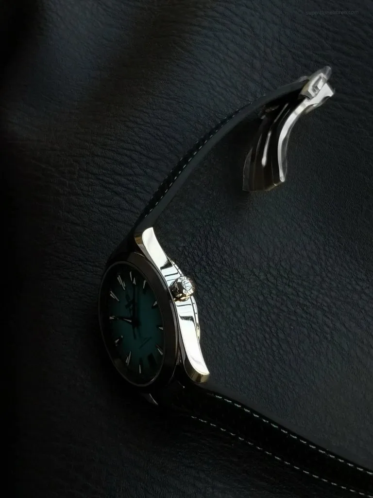 1:1 Super Clone Uhr Omega Seamaster Aqua Terra 220.32.41.21.03.001 Türkis Kautschukband 41mm