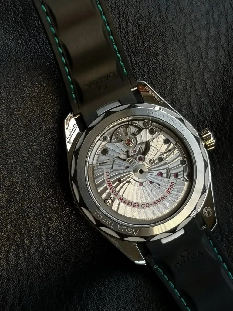 1:1 Super Clone Uhr Omega Seamaster Aqua Terra 220.32.41.21.03.001 Türkis Kautschukband 41mm