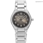 1:1 Super Clone Uhr Patek Philippe Twenty~4 7300/1200A-010 Grau Diamant-Lünette Damenuhr 36mm
