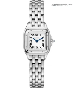 1:1 Super Clone Uhr Cartier Panthère de Cartier WSPN0012 Stahlarmband Mini 25×19 mm