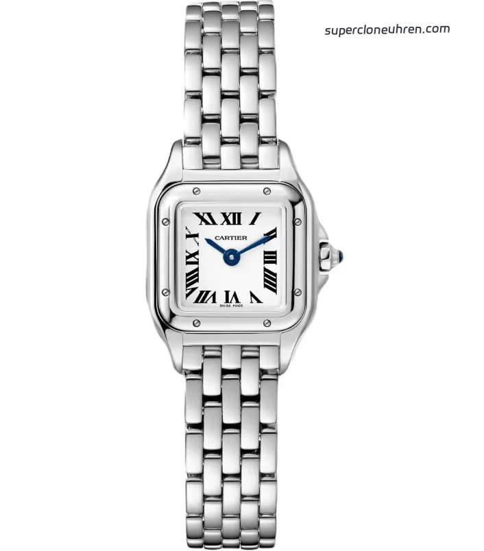 1:1 Super Clone Uhr Cartier Panthère de Cartier WSPN0012 Stahlarmband Mini 25×19 mm