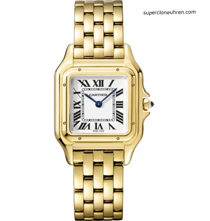 <span class="scu-card-title">1:1 Super Clone Uhr Cartier Panthère WGPN0009 Vollgold Damenuhr 27×37 mm</span><div class="wpkj-loop-price"><span class="wpkj-loop-currency">€</span><span class="wpkj-loop-amount">359</span></div>