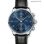 1:1 Super Clone Uhr IWC Portugieser Chronograph IW371491 Blaues Zifferblatt 41mm