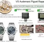 1:1 Super Clone Uhr Audemars Piguet Royal Oak 15510ST.OO.1320ST.06 Blaues Zifferblatt Edelstahl 41mm