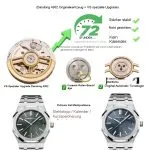 1:1 Super Clone Uhr Audemars Piguet Royal Oak 15510ST.OO.1320ST.06 Blaues Zifferblatt Edelstahl 41mm