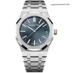 1:1 Super Clone Uhr Audemars Piguet Royal Oak 15510ST.OO.1320ST.06 Blaues Zifferblatt Edelstahl 41mm