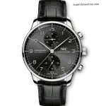 1:1 Super Clone Uhr IWC Portugieser IW371447 Schwarzes Zifferblatt Automatik Chronograph 41mm