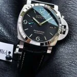 1:1 Super Clone Uhr Panerai Luminor Marina PAM01312 Blaue Sekunde Edelstahl 44mm