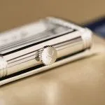 1:1 Super Clone Uhr Jaeger-LeCoultre Reverso Q3288422 mit echten Diamanten und Krokodillederarmband