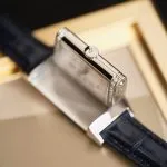 1:1 Super Clone Uhr Jaeger-LeCoultre Reverso Q3288422 mit echten Diamanten und Krokodillederarmband