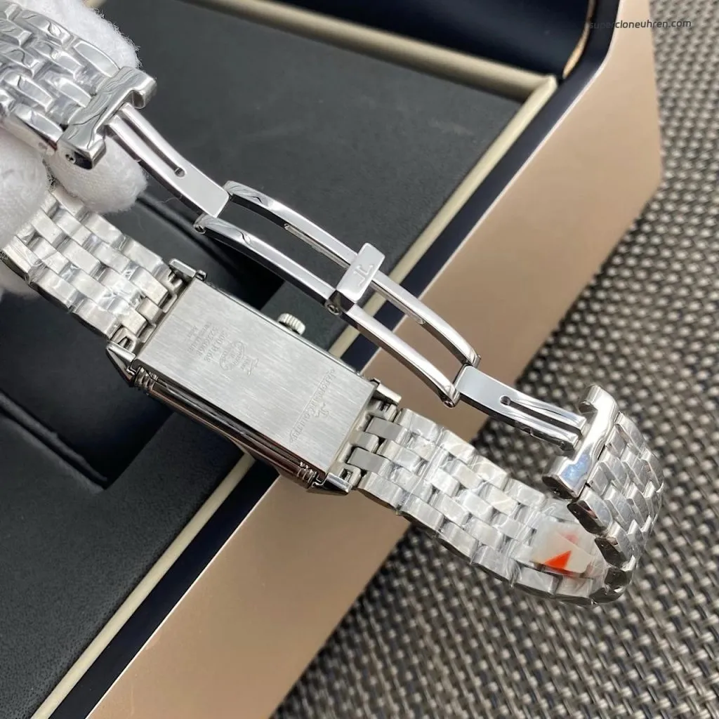 1:1 Super Clone Uhr Jaeger-LeCoultre Reverso Q3288120 Edelstahl mit Diamanten