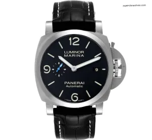 1:1 Super Clone Uhr Panerai Luminor Marina PAM01312 Blaue Sekunde Edelstahl 44mm