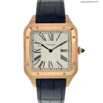 1:1 Super Clone Uhr Cartier Santos-Dumont WGSA0032 Roségold Herrenuhr 46,6×33,9mm