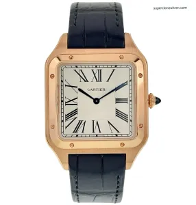 1:1 Super Clone Uhr Cartier Santos-Dumont WGSA0032 Roségold Herrenuhr 46,6×33,9mm
