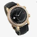 1:1 Super Clone Uhr Patek Philippe Celestial 6104R-001 Roségold mit Diamanten 44mm