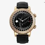 1:1 Super Clone Uhr Patek Philippe Celestial 6104R-001 Roségold mit Diamanten 44mm