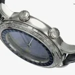 1:1 Super Clone Uhr Patek Philippe Grand Complications 6104G-001 Weißgold mit Diamanten 44mm