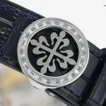 1:1 Super Clone Uhr Patek Philippe Grand Complications 6104G-001 Weißgold mit Diamanten 44mm