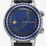 1:1 Super Clone Uhr Patek Philippe Grand Complications 6104/11P-010 Weißgold mit Mondphase 44mm