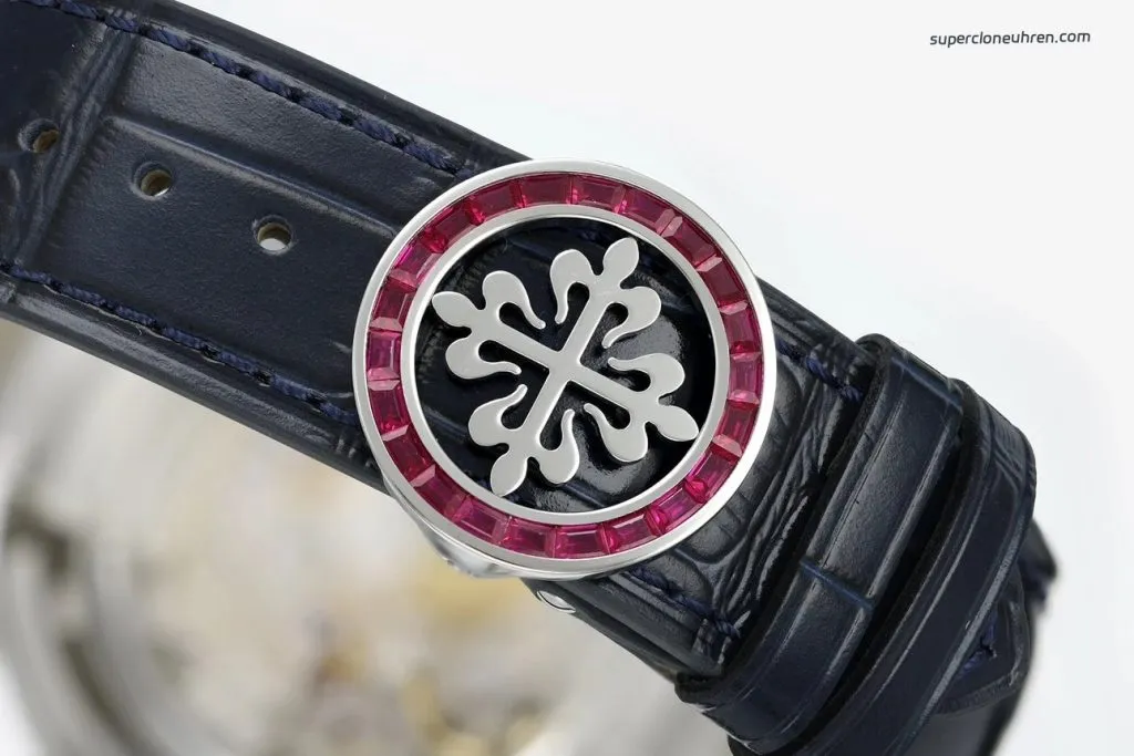 1:1 Super Clone Uhr Patek Philippe Celestial 6104/12P-010 Weißgold mit Sternenzeit-Zifferblatt 44mm