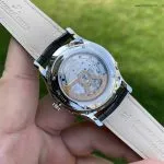 1:1 Super Clone Uhr Jaeger-LeCoultre Master Ultra Thin Mondphase 1368470 Schwarz 39mm