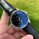 1:1 Super Clone Uhr Jaeger-LeCoultre Master Ultra Thin Mondphase 1368470 Schwarz 39mm
