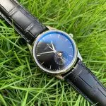 1:1 Super Clone Uhr Jaeger-LeCoultre Master Ultra Thin Mondphase 1368470 Schwarz 39mm