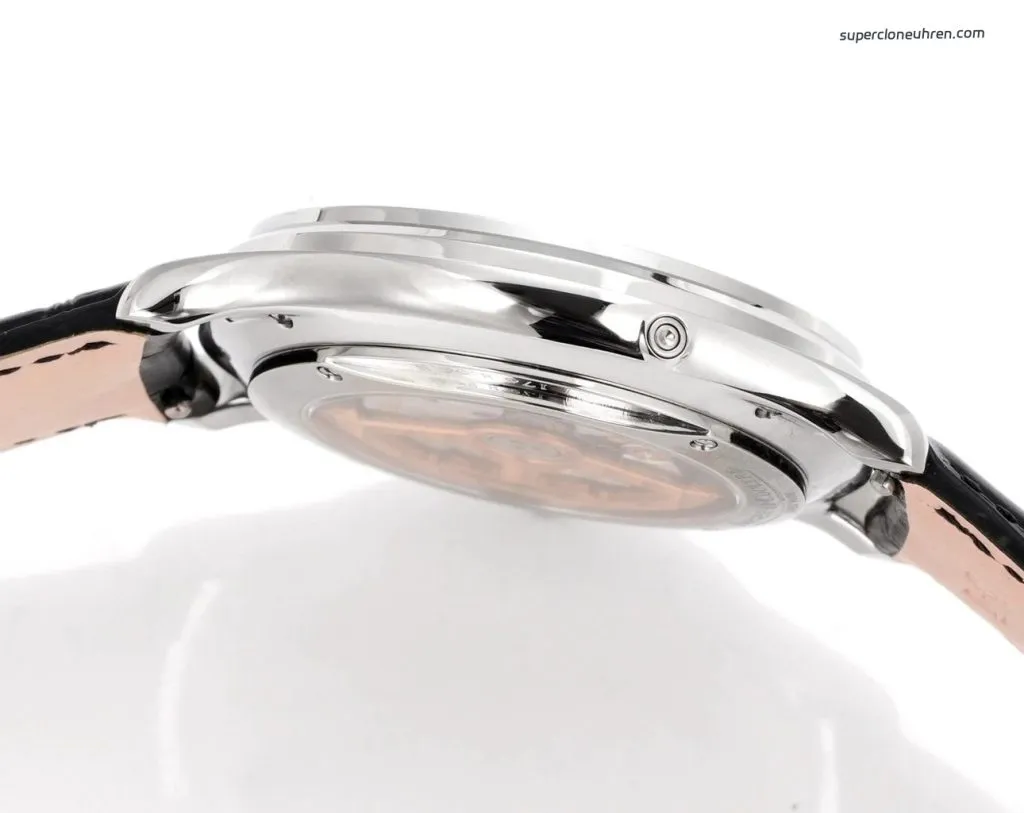 1:1 Super Clone Uhr Jaeger-LeCoultre Master Ultra Thin Moon 1368420 Edelstahl Silberzifferblatt 39 × 9,9 mm