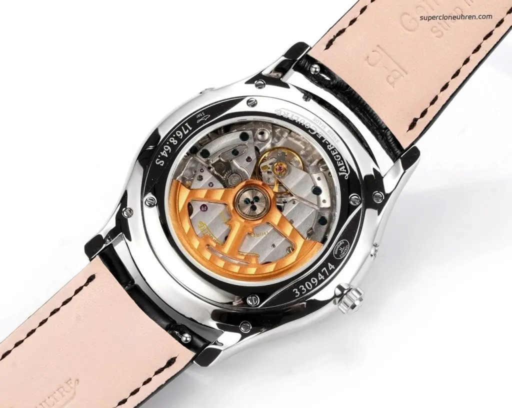 1:1 Super Clone Uhr Jaeger-LeCoultre Master Ultra Thin Moon 1368420 Edelstahl Silberzifferblatt 39 × 9,9 mm